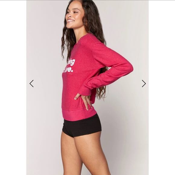 Spiritual Gangster Nothing But Love Savasana Pink Sweatshirt Small - Picture 9 of 16